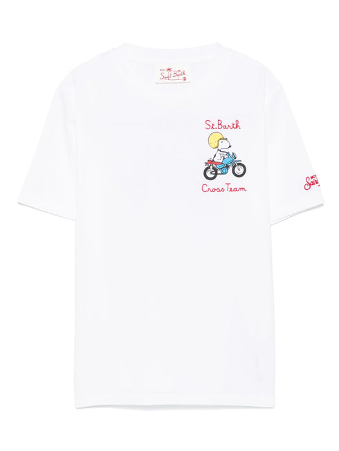 MC2 SAINT BARTH SNOOPY CROSS T-SHIRT